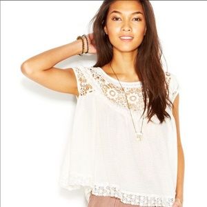 Free People Waldorf Heart Throb Babydoll Top